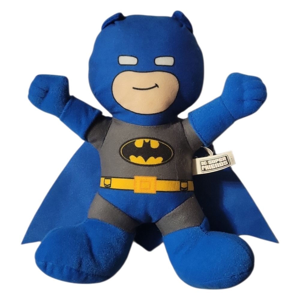 2017 Batman Plush DC Comics Super Friends Blue Dark Knight Doll Toy Factory